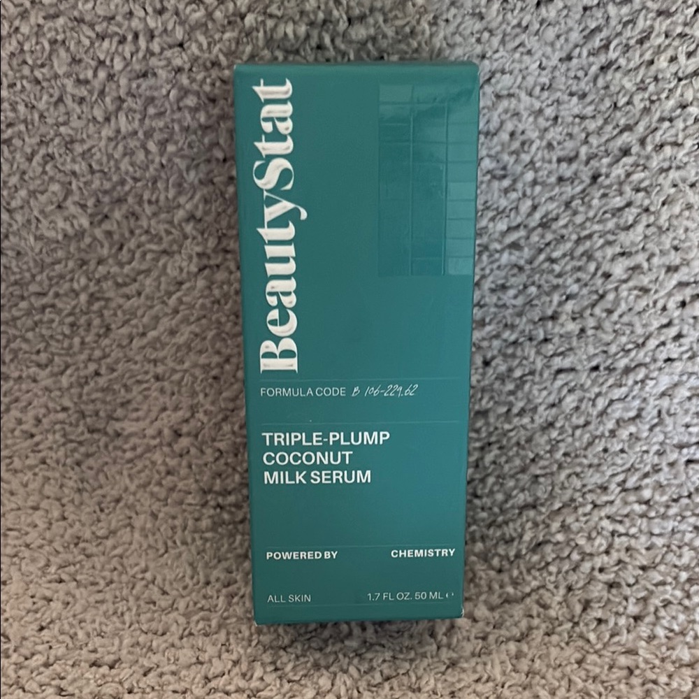 BeautyStat Triple-Plump Coconut Milk Serum New Unopened